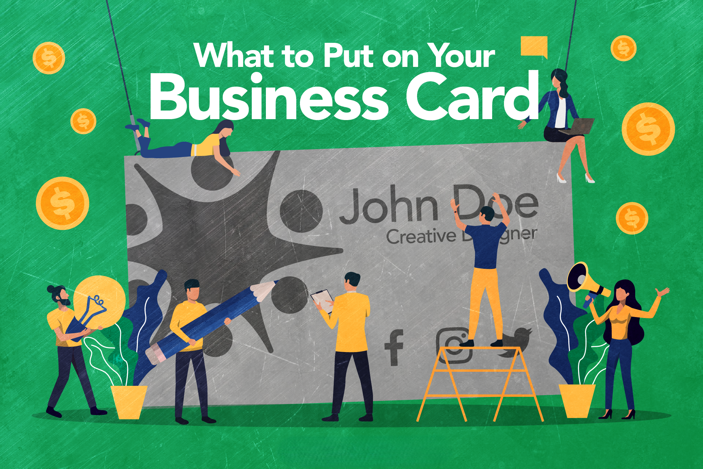 what to put on a business card