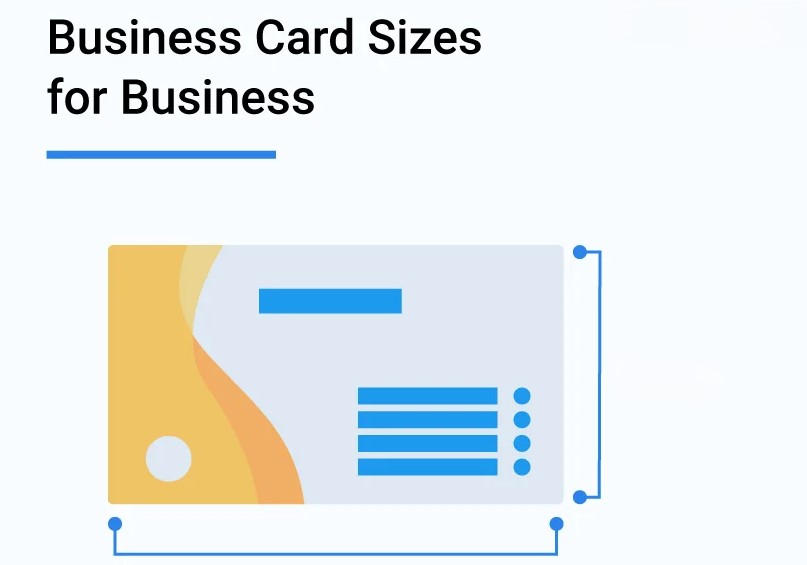 what size is a business card in cm